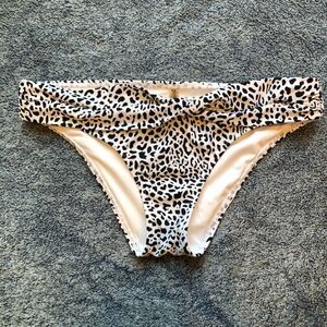 Victorias Secret Tankini Swim Bathing Suit Bottom Size Medium Leopard Print